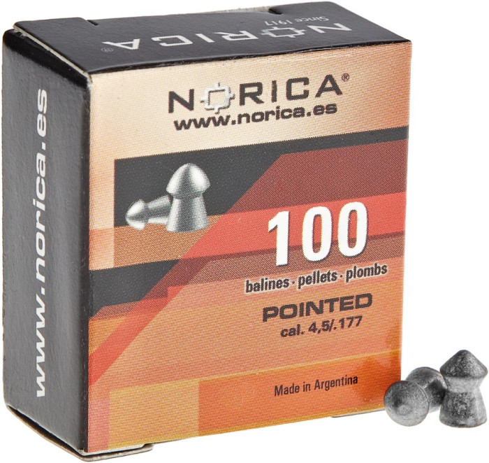 Кулі пневматичні Norica Pointed 4,5 мм 100 шт /уп 0,56 г 