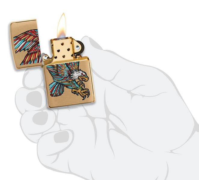 Запальничка Zippo 204B Tattoo Eagle Design (49667) 