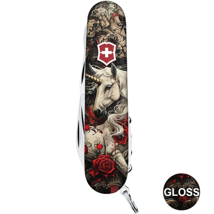 Складаний ніж Victorinox CLIMBER ZODIAC Чарівний єдиноріг 1.3703.7.Z5240pk 