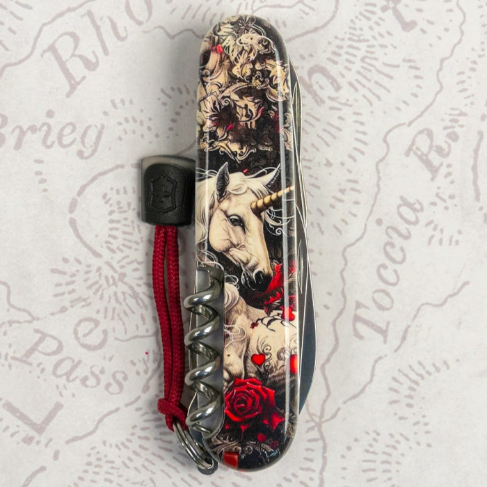 Складаний ніж Victorinox CLIMBER ZODIAC Чарівний єдиноріг 1.3703.7.Z5240pk 