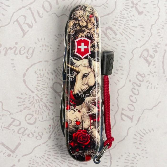 Складаний ніж Victorinox CLIMBER ZODIAC Чарівний єдиноріг 1.3703.7.Z5240pk 