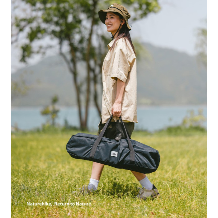 Складаний стіл Naturehike Star Jane T01 CNK2550JJ018, 119х60 см, вуглецева сталь, чорний 