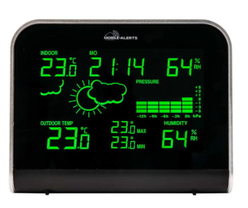 Метеостанція Technoline Mobile Alerts MA10920 IT - чорна /срібляста 