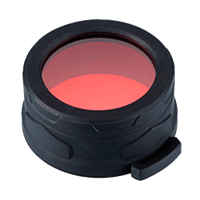 Дифузор фільтр для ліхтарів Nitecore NFR32 (32mm), червоний