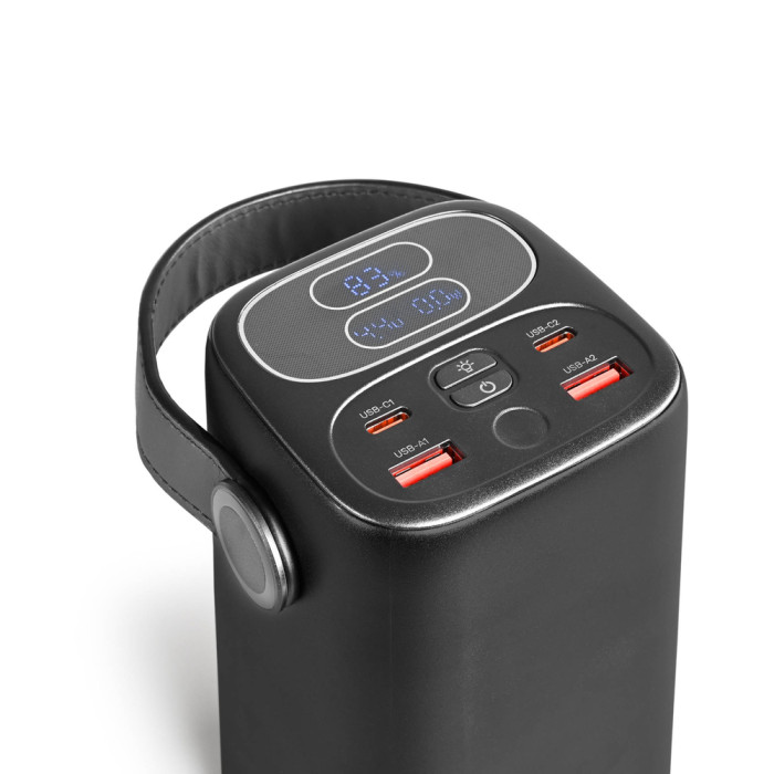Повербанк 40000mAh TITANUM WC40 PD65W Black 