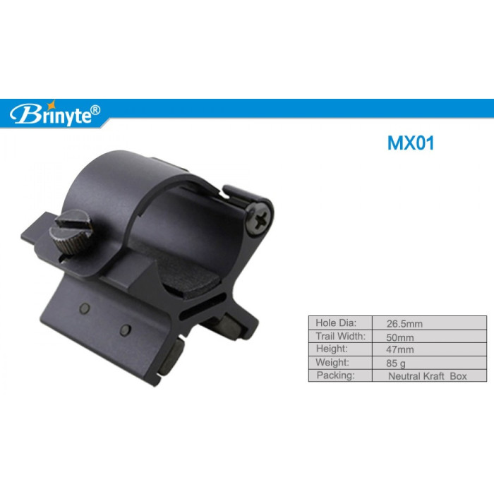 Магнітне магнітне кріплення Brinyte для ліхтаря на зброю MX01 