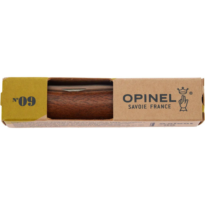 Ніж Opinel №9 VRI, горіх, упаковка 