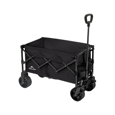 Складаний легкий кемпінговий візочок Naturehike CNK2350JJ012, 100 л, чорний