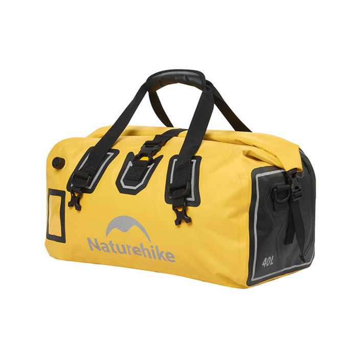 Водонепроникна дорожня сумка Naturehike CNK2450XB015, 40 л, жовта 