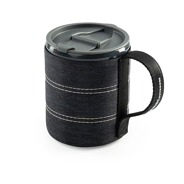 Горнятко з неопр. захистом GSI Outdoors Infinity Bacpacker Mug (чорне) 
