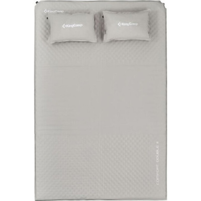 Самонадувний килимок KingCamp COMFORT DOUBLE ⅱ (KM3594) MEDIUMGREY