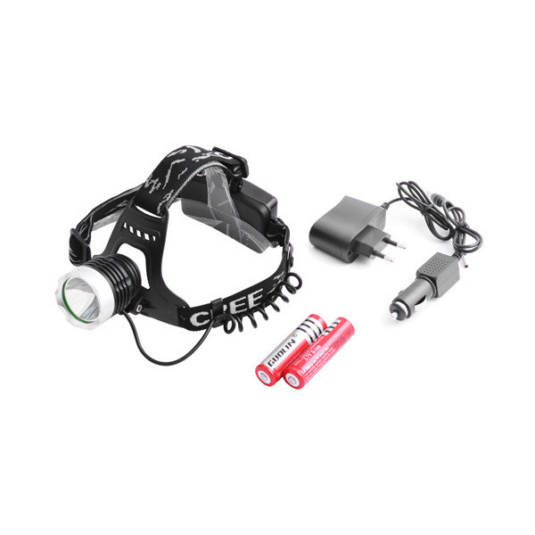 Ліхтар налобний Police XQ-15-T6 + 2 ак.18650 