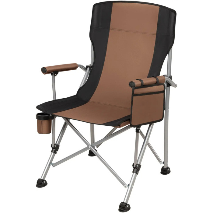 Стілець розкладаний Skif Outdoor Attache Чорний/Коричневий 