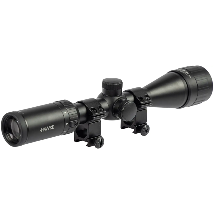 Приціл оптичний Hawke Fast Mount 3-9x40 AO сітка Mil Dot. Кільця на Weaver 
