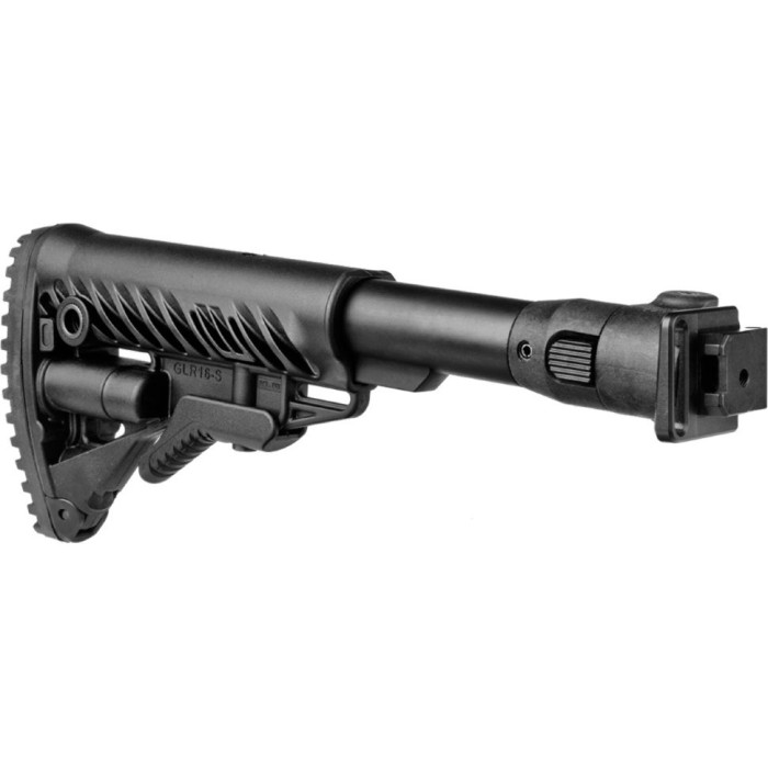 Приклад + адаптер приклада FAB Defense складаний телескопічний для АКС /АКСУ (fx-m4aks) 
