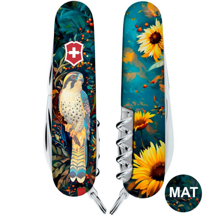 Складаний ніж Victorinox CAMPER UKRAINE Величний Сокіл 