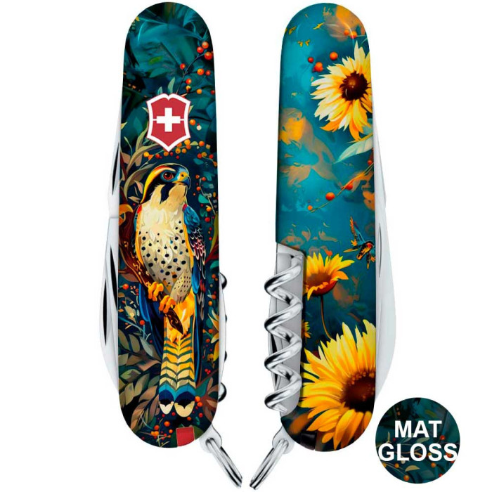 Складаний ніж Victorinox CAMPER UKRAINE Величний Сокіл 