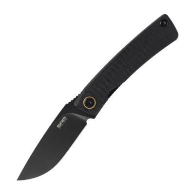 Ніж складаний кишеньковий SRM Air 105M-GB, (7,5 см) 14C28N / G10, чорний
