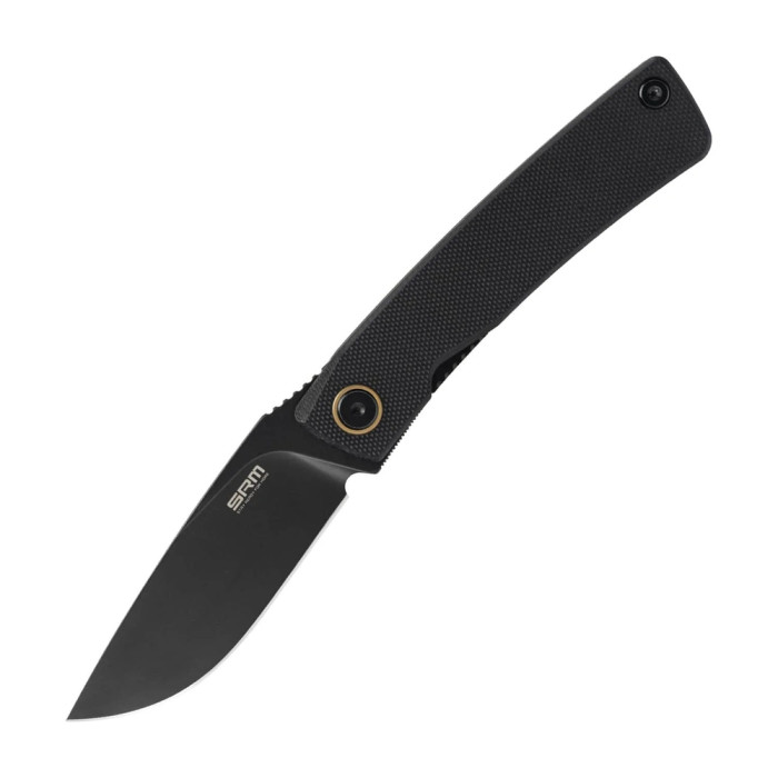 Ніж складаний кишеньковий SRM Air 105M-GB, (7,5 см) 14C28N / G10, чорний