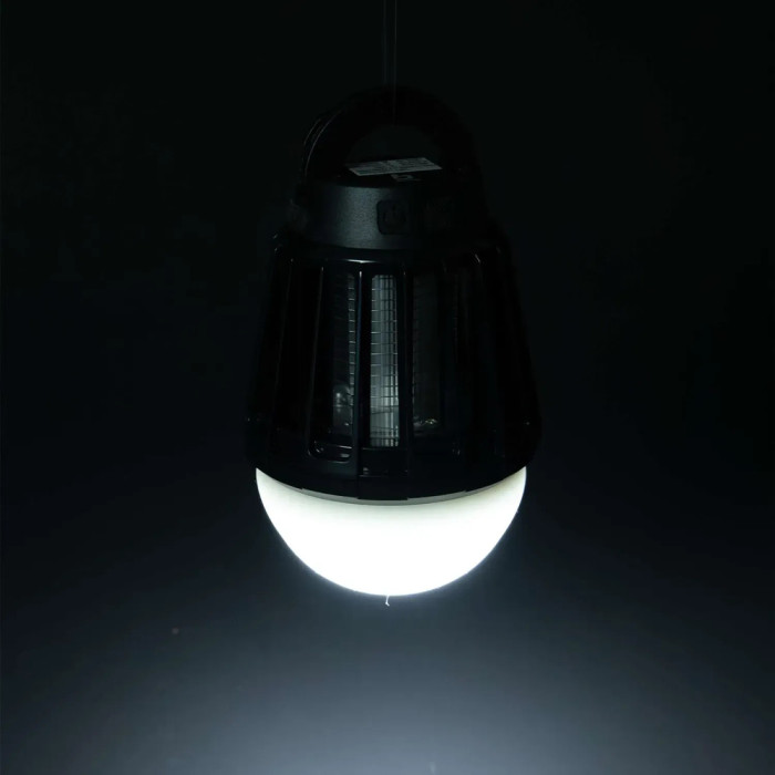 Ліхтар-знищувач комах Bo-Camp Atom WP Rechargable 180 Lumen Black (5818804)