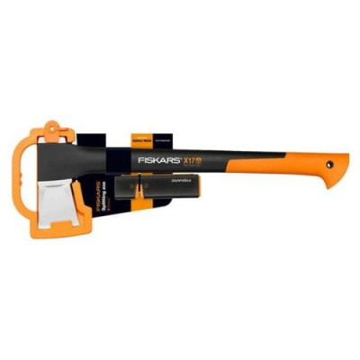 Набір сокира Fiskars X17 + точило Xsharp (129050)