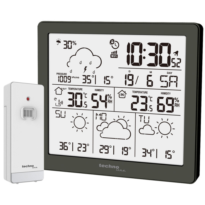 Метеостанція Technoline DirektWetter WD2200 Graphite (WD2200)