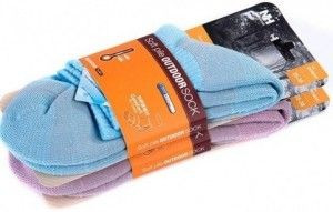 Шкарпетки Трекінгові жіночі Naturehike NH SW11 One size блакитні 