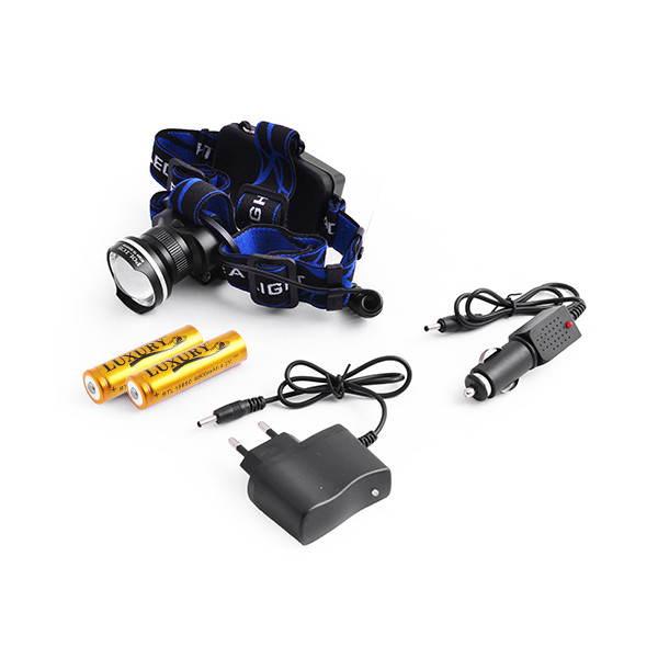 Ліхтар налобний Police XQ-24-T6 + 2 ак.18650 