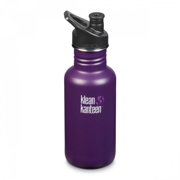 Спортивна пляшка для води Klean Kanteen Classic Sport Cap Winter Plum 532 мл 