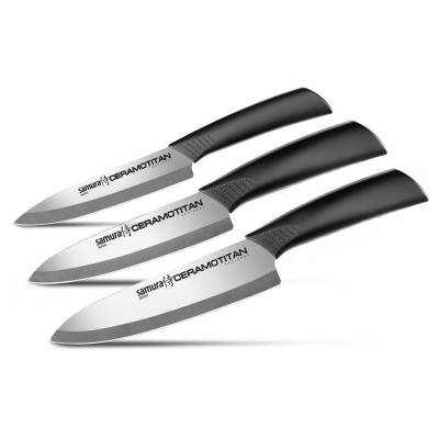 Набір з 3-х кухонних ножів Samura Ceramotitan SCT-003