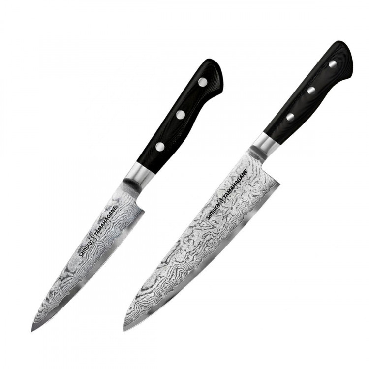 Набір з 2-х кухонних ножів Samura Tamahagane ST-0210 