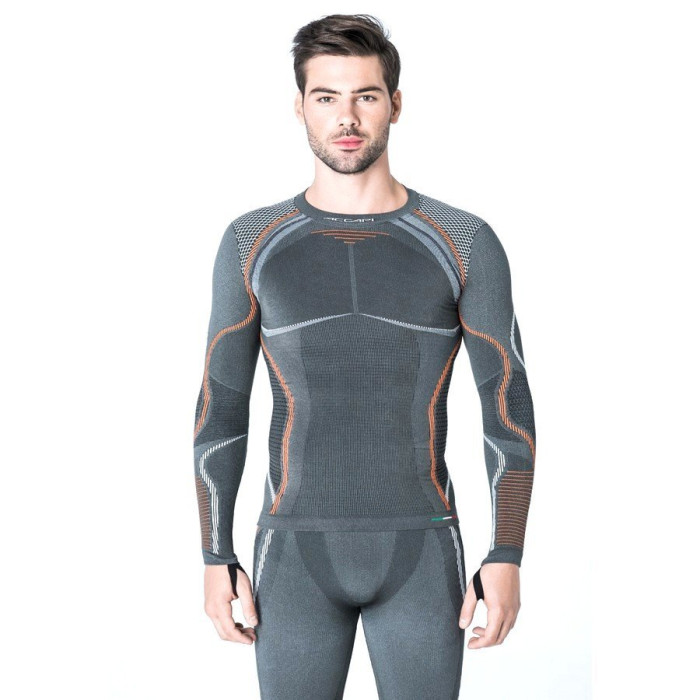 Футболка Accapi Ergoracing Long Sleeve Shirt Man 967 anthracite, M/L 