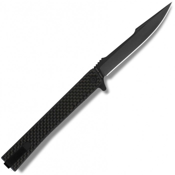 Ніж Ocaso Solstice, Harpoon, Carbon Fiber, Black 