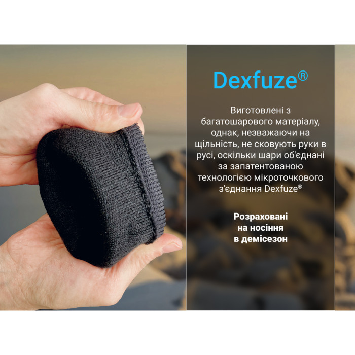 Рукавички водонепроникні Dexshell StretchFit 2.0 Gloves, р-р L, чорні 