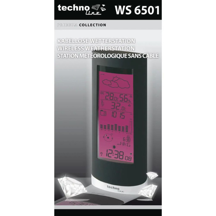 Метеостанція Technoline WS6501 Black Metall (WS6501) 
