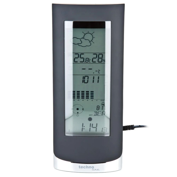 Метеостанція Technoline WS6501 Black Metall (WS6501) 