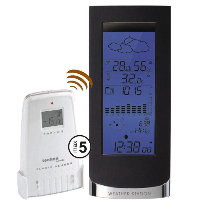 Метеостанція Technoline WS6501 Black Metall (WS6501) 