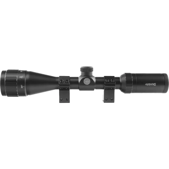 Приціл оптичний Hawke Fast Mount 3-9x40 AO сітка Mil Dot. Кільця на Ластівчин хвіст 