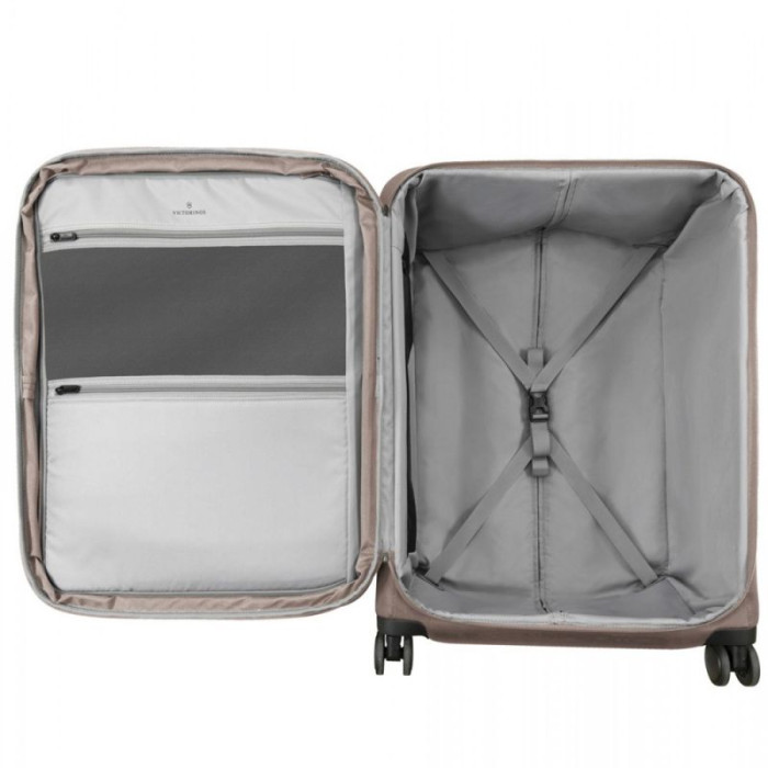 Чемодан на 4 колесах Victorinox Connex Ss/Grey L Expandable 102/113 л (Vt605657) 
