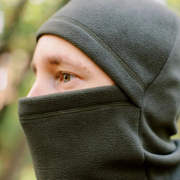 Балаклава флісова Tribe Fleece Balaclava T-KF-0021 OS, olive 