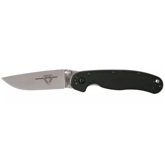Ніж Ontario Knife RAT II Folder black AUS-8 Black 
