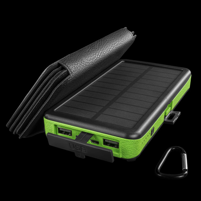 Сонячний портативний зарядний пристрій Kilnex POWER BANK 16000 LEXX 