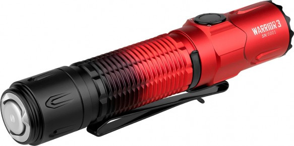 Ліхтар Olight Warrior 3. Чорний /Червоний. 