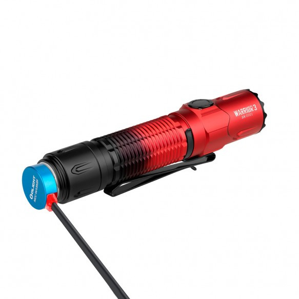 Ліхтар Olight Warrior 3. Чорний /Червоний. 