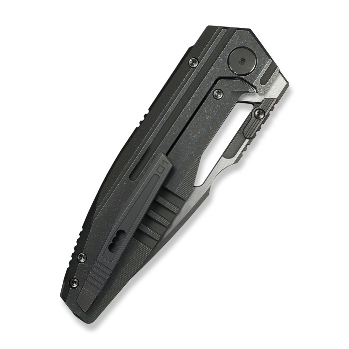 Ніж складаний туристичний Weknife Reveille (9.7 см) Bohler M390 / Titanium оливково-сірий