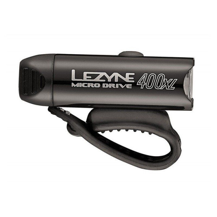 Комплект велофар Lezyne MICRO DRIVE 400xl /MICRO DRIVE REAR чорний 450/30 люменів Y9 