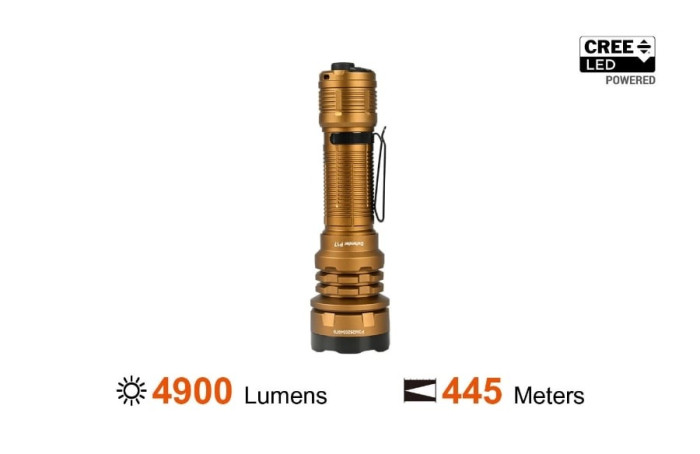 Ліхтар тактичний AceBeam P17, коричневий  