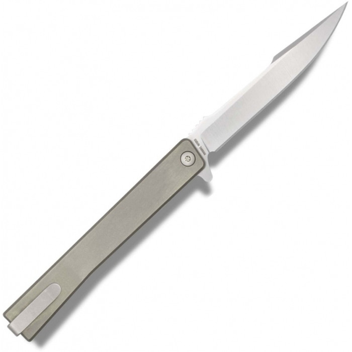 Ніж Ocaso Solstice, Harpoon, Titanium, Satin 