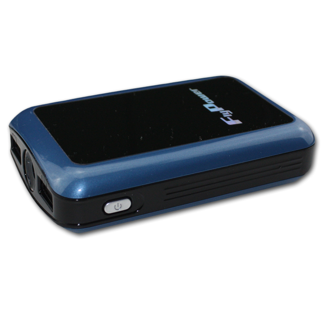 Зовнішній акумулятор (Power Bank) FlyPower FPB-8400 (з ліхтариком) 