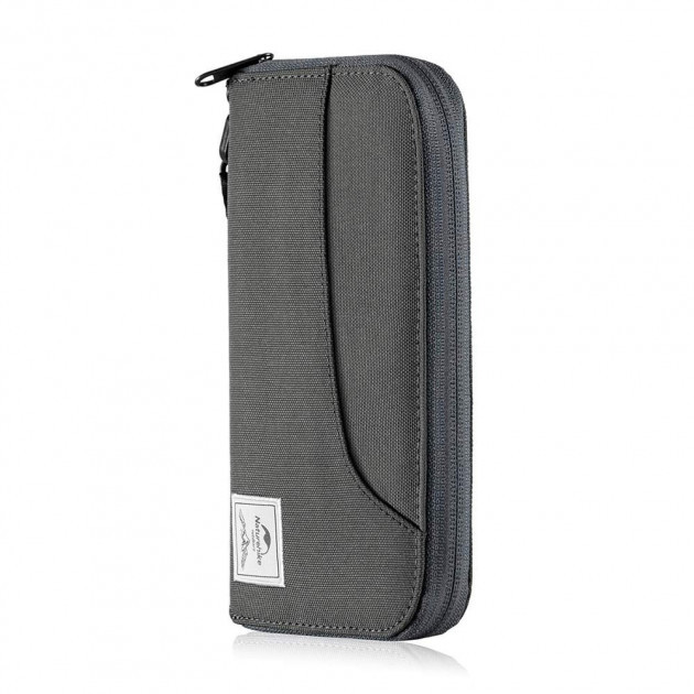 Органайзер дорожній гаманець Naturehike з RFID-блокуванням LX02 сірий NH18X020-B 